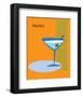 Martini in Orange-ATOM-Framed Giclee Print