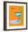 Martini in Orange-ATOM-Framed Giclee Print