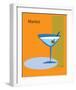 Martini in Orange-ATOM-Framed Giclee Print