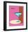 Martini in Pink-ATOM-Framed Giclee Print