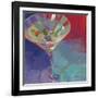 Martini in Plum-Patti Mollica-Framed Art Print