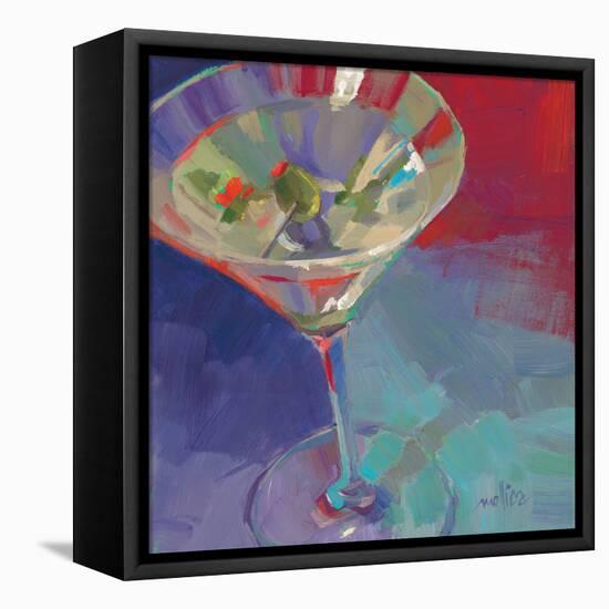 Martini in Plum-Patti Mollica-Framed Stretched Canvas