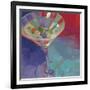 Martini in Plum-Patti Mollica-Framed Art Print