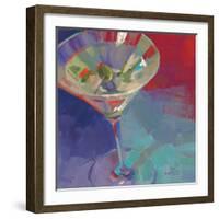 Martini in Plum-Patti Mollica-Framed Art Print