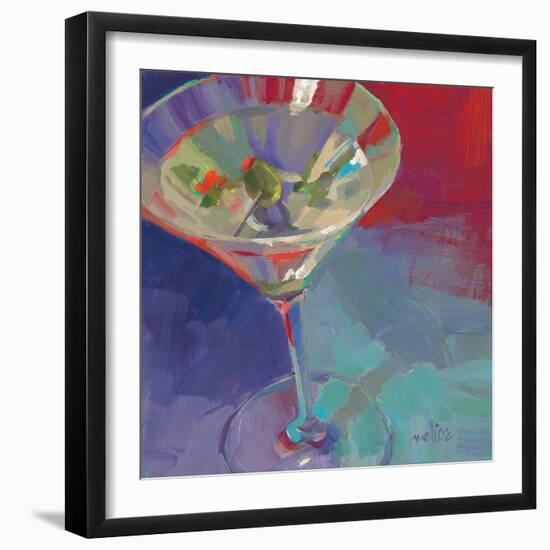 Martini in Plum-Patti Mollica-Framed Art Print