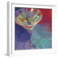 Martini in Plum-Patti Mollica-Framed Art Print