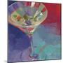 Martini in Plum-Patti Mollica-Mounted Art Print