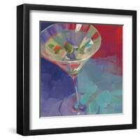 Martini in Plum-Patti Mollica-Framed Art Print