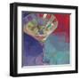 Martini in Plum-Patti Mollica-Framed Art Print