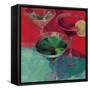 Martini in Red-Patti Mollica-Framed Stretched Canvas