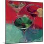 Martini in Red-Patti Mollica-Mounted Art Print