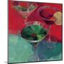Martini in Red-Patti Mollica-Mounted Art Print