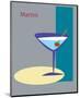 Martini in Silver-null-Mounted Giclee Print