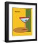 Martini in Yellow-ATOM-Framed Giclee Print