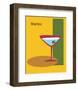 Martini in Yellow-ATOM-Framed Giclee Print