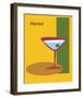 Martini in Yellow-ATOM-Framed Giclee Print