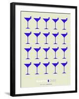 Martini Lover Blue-NaxArt-Framed Art Print