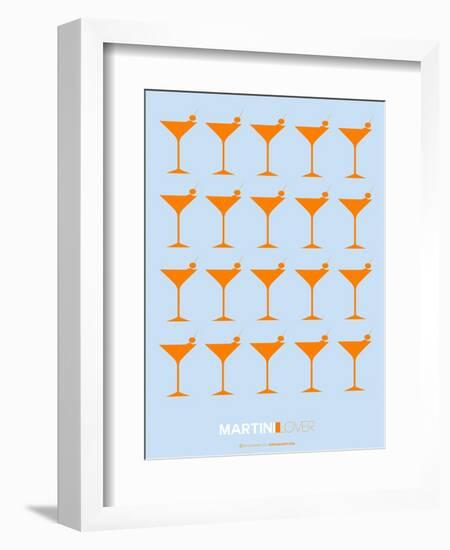 Martini Lover Orange-NaxArt-Framed Art Print