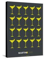 Martini Lover Yellow-NaxArt-Stretched Canvas