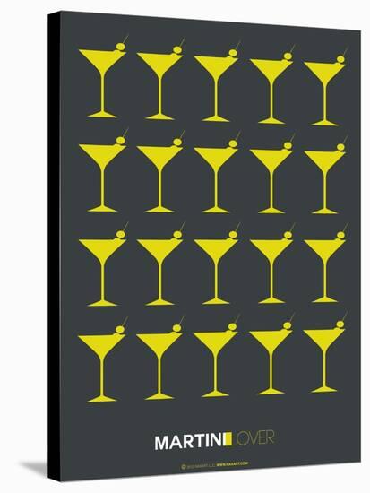 Martini Lover Yellow-NaxArt-Stretched Canvas