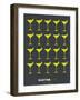 Martini Lover Yellow-NaxArt-Framed Art Print