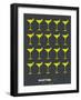 Martini Lover Yellow-NaxArt-Framed Art Print