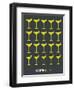 Martini Lover Yellow-NaxArt-Framed Art Print