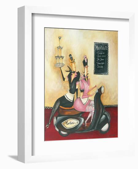 Martini Menu-Jennifer Garant-Framed Giclee Print