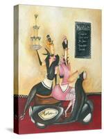 Martini Menu-Jennifer Garant-Stretched Canvas