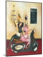 Martini Menu-Jennifer Garant-Mounted Giclee Print