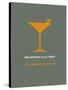 Martini Poster Yellow-NaxArt-Stretched Canvas