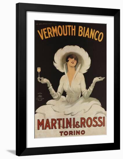 Martini Rossi Vermouth Bianco-null-Framed Art Print