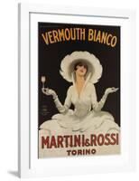 Martini Rossi Vermouth Bianco-null-Framed Art Print