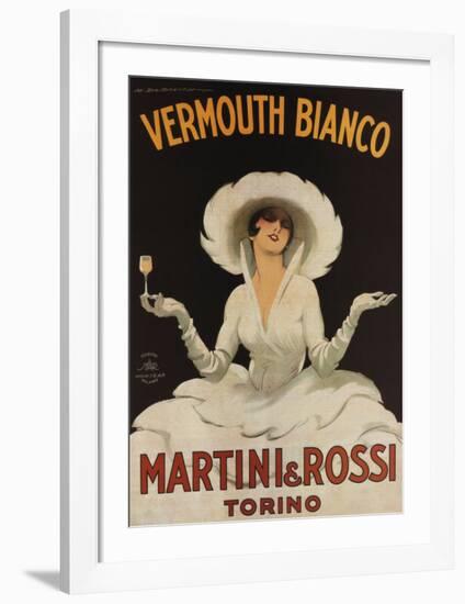 Martini Rossi Vermouth Bianco-null-Framed Art Print