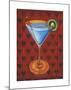 Martini Royale - Hearts-Will Rafuse-Mounted Giclee Print