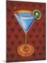 Martini Royale - Hearts-Will Rafuse-Mounted Giclee Print