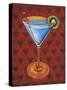 Martini Royale - Hearts-Will Rafuse-Stretched Canvas