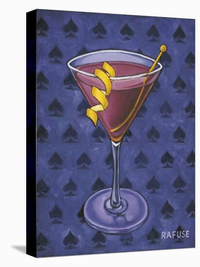 Martini Royale - Spades-Will Rafuse-Stretched Canvas