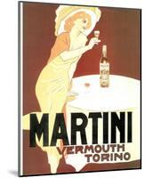 Martini Vermouth Torino Vintage Ad Art Print Poster-null-Mounted Poster