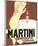 Martini Vermouth Torino Vintage Ad Art Print Poster-null-Mounted Poster