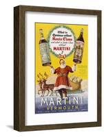 Martini Vermouth - What Is Christmas Without It?-null-Framed Photographic Print