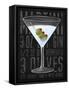 Martini (Vertical)-Cory Steffen-Framed Stretched Canvas