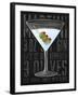 Martini (Vertical)-Cory Steffen-Framed Giclee Print