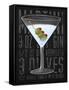Martini (Vertical)-Cory Steffen-Framed Stretched Canvas
