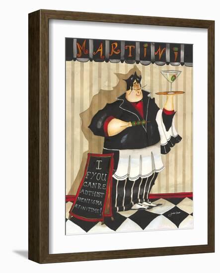 Martini Waiter-Jennifer Garant-Framed Giclee Print