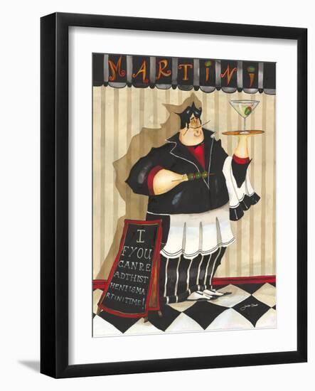 Martini Waiter-Jennifer Garant-Framed Giclee Print