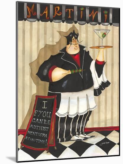 Martini Waiter-Jennifer Garant-Mounted Giclee Print