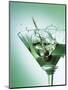 Martini with Olive Splash-Steve Lupton-Mounted Premium Photographic Print