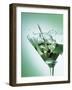 Martini with Olive Splash-Steve Lupton-Framed Photographic Print