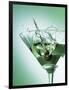 Martini with Olive Splash-Steve Lupton-Framed Photographic Print